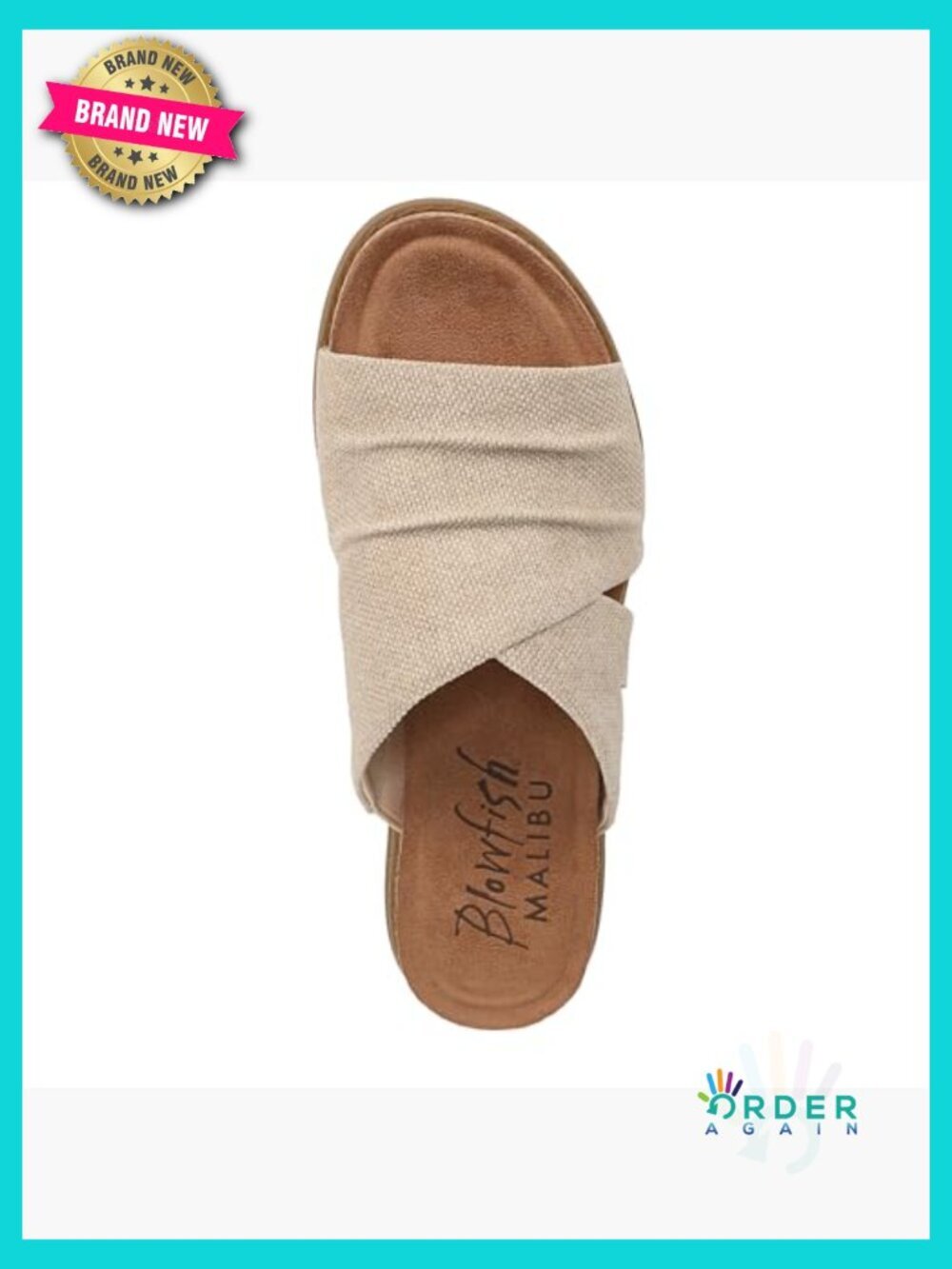 Slide Sandals Cork Footbed Easy Slip On Casual Chic Minimalist - Picture 5 of 7